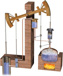 Pompe à feu de Thomas Newcomen